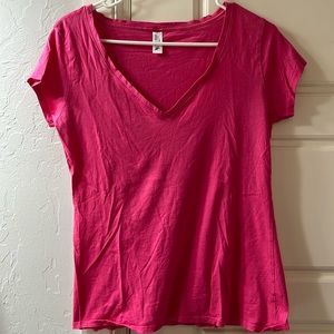 Victoria’s Secret pink v-neck t shirt